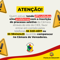 COMUNICADO IMPORTANTE - PROCESSO SELETIVO