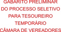 Confira Gabarito do Processo Seletivo nº 001/2018