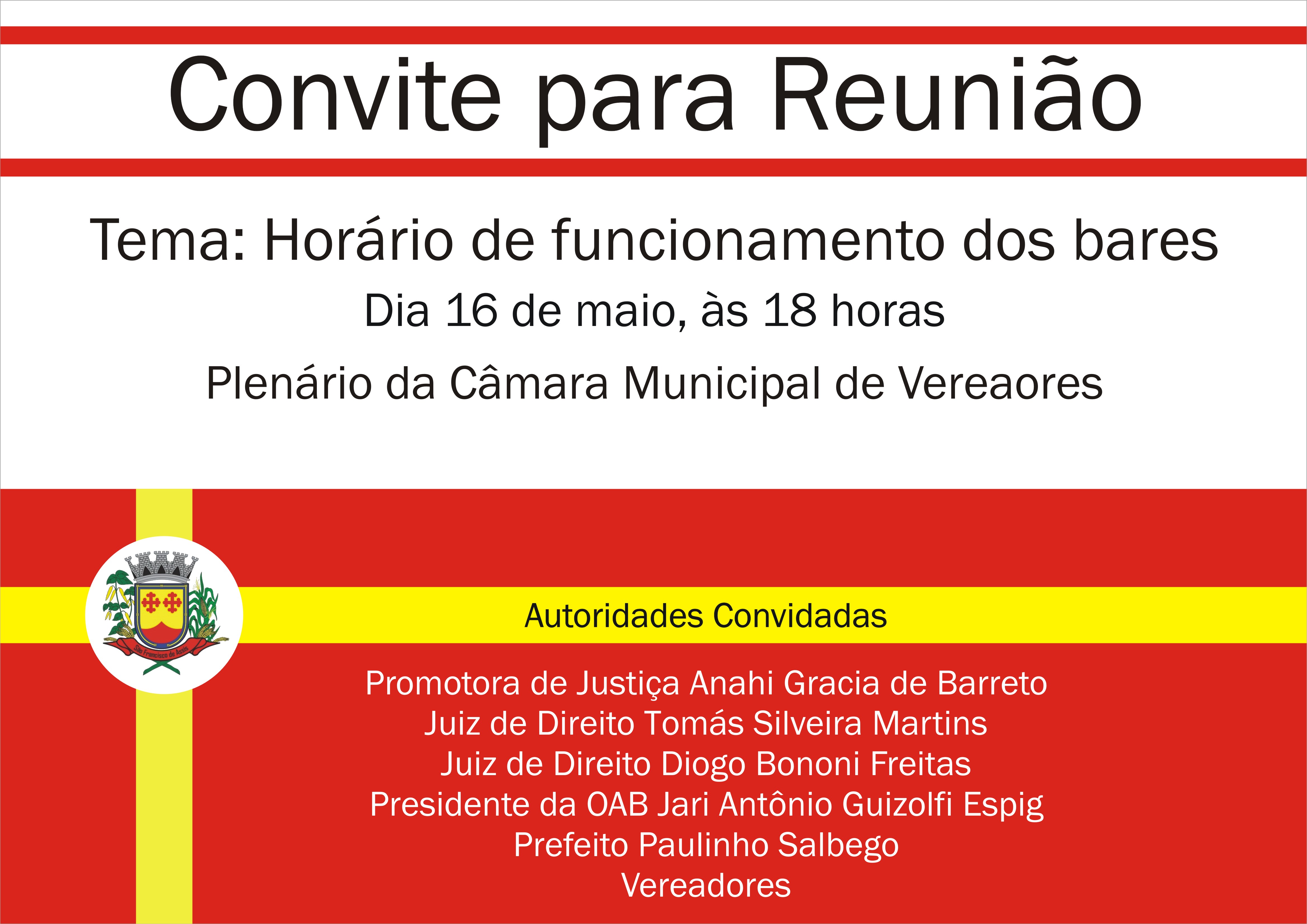 Convite Para Reunião 