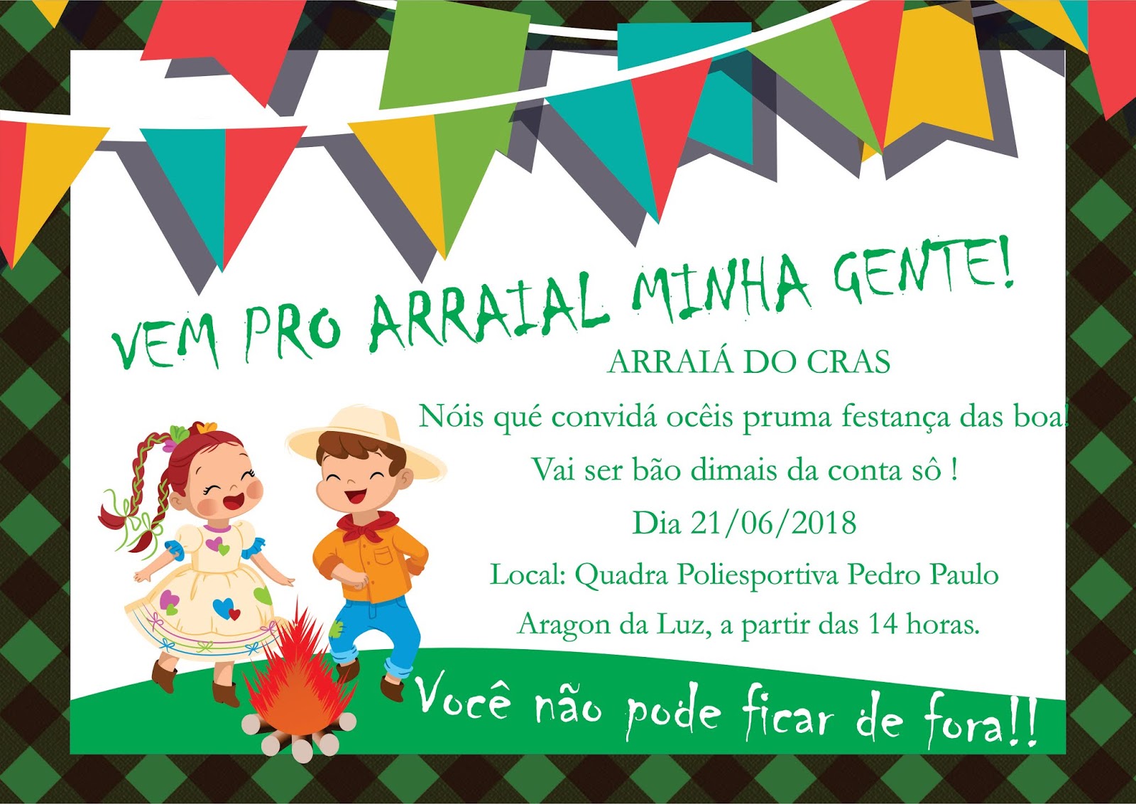 Festa Junina do CRAS