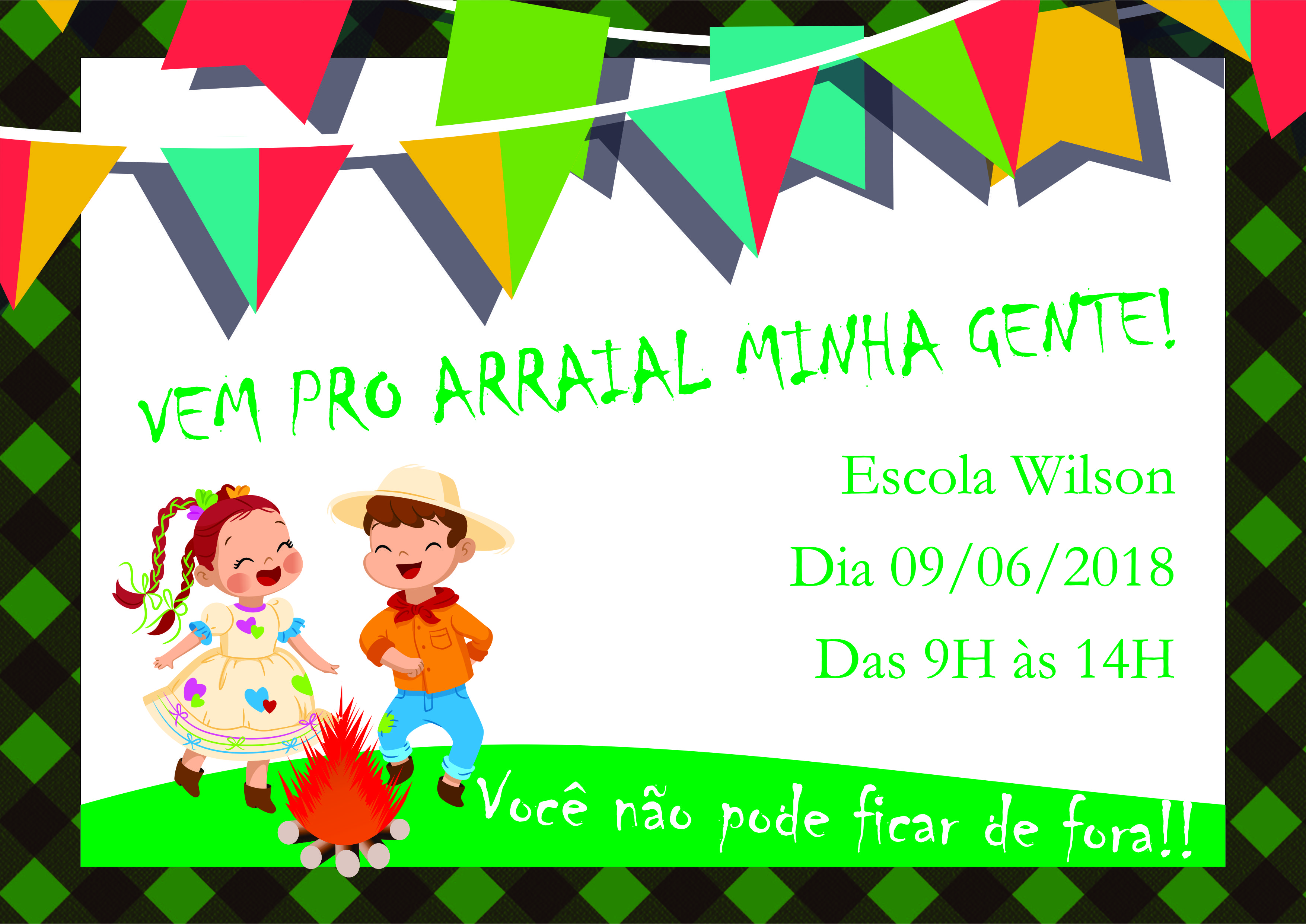 Festa Junina na Escola Wilson