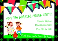 Festa Junina na Escola Wilson