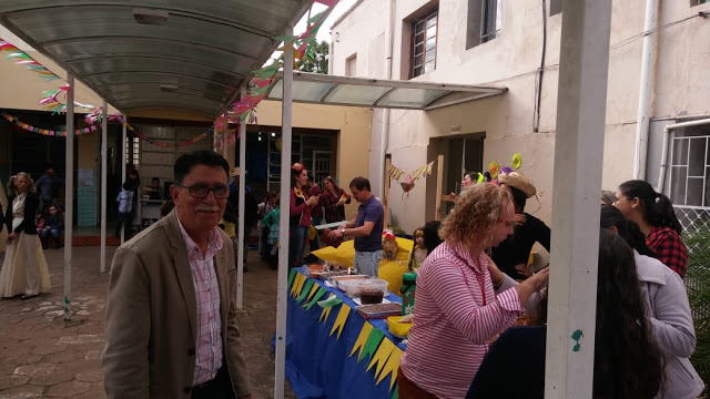 O Presidente da Câmara, vereador Vasco Carvalho, esteve presente nas Festas Juninas das Escolas Salgado Filho e Assis Brasil.